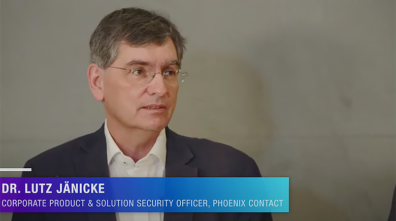 Dr. Lutz Jänicke, Corporate Product and Solution Security Officer bei Phoenix Contact