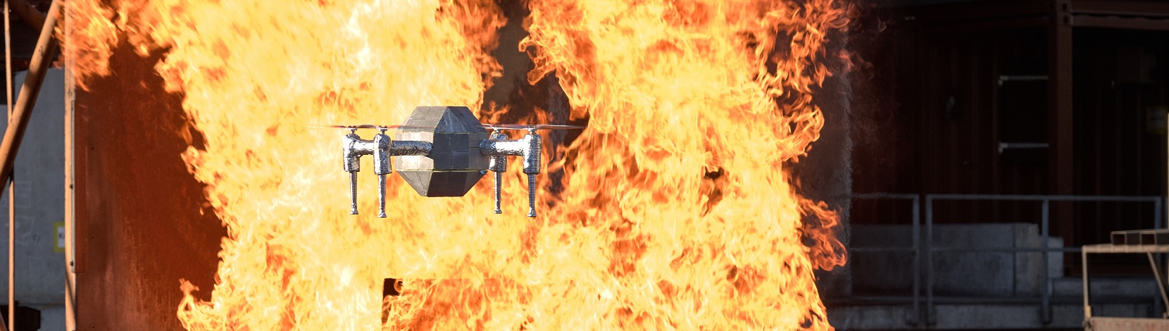 Hitzeresistente Drohne zur Brandbekämpfung – Electrosuisse