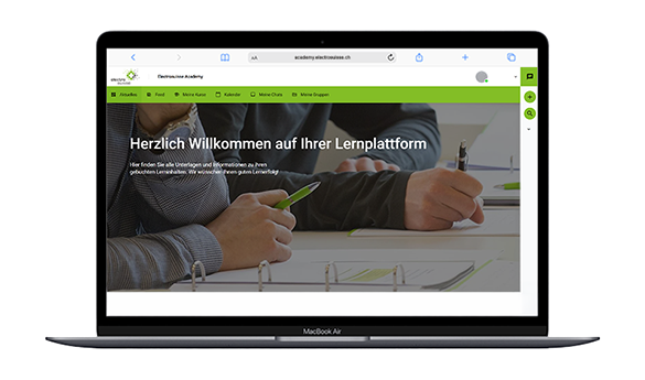 Lernplattform «Electrosuisse Academy»